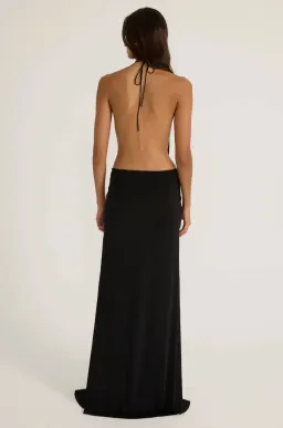 ancegria, Jackie Gown - Black, maxi, size 6  for rent on The Volte - image 3