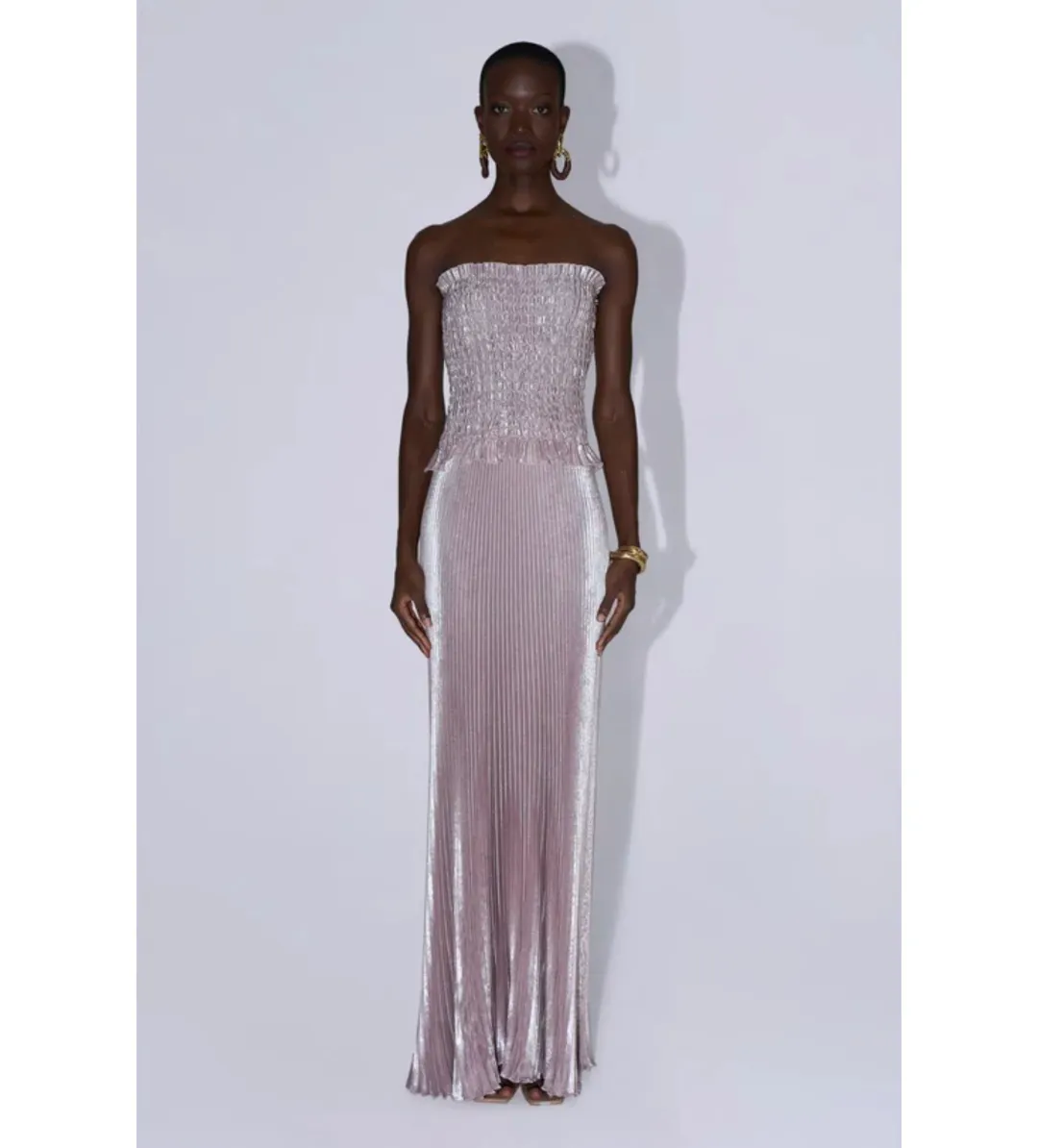 L'Idee Maya Gown in Dusty Shimmer Size AU8 for rent on The Volte - main image