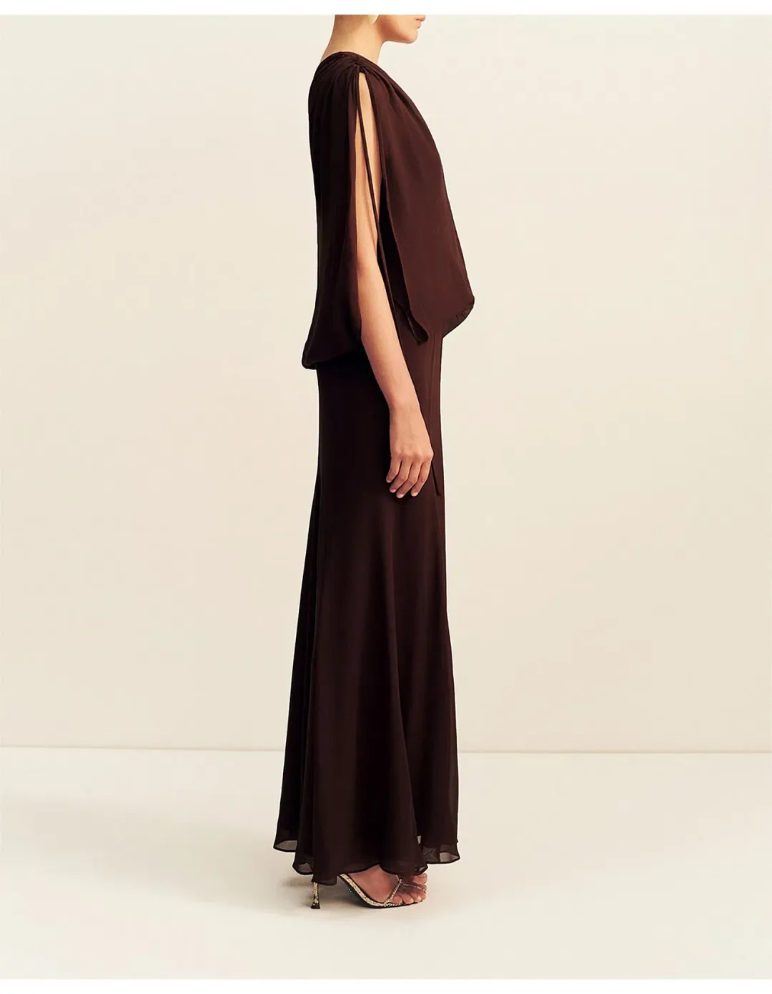 Shona Joy Amina Off Shoulder Blouson Maxi Dress for rent on The Volte - main image