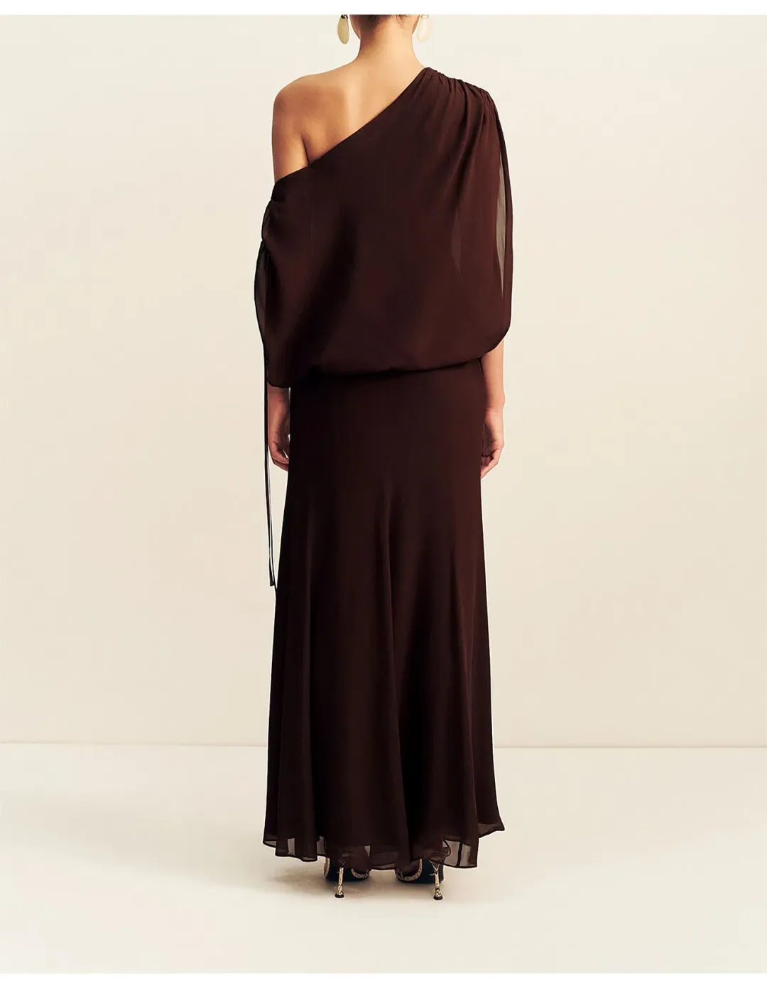 Shona Joy Amina Off Shoulder Blouson Maxi Dress for rent on The Volte - main image