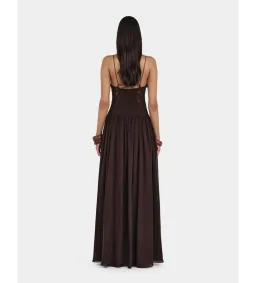 Hansen and Gretel Stephanie Maxi Dress in Cedar Size S/AU8 for rent on The Volte - image 3