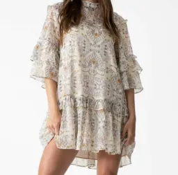 Three of Something Grand Love Affair Dress Mini Floral XS for rent on The Volte - image 2