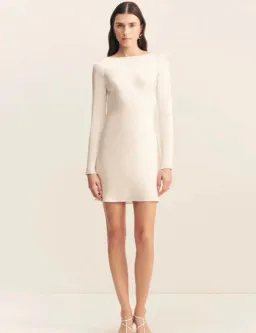 Shona Joy La Lune Backless Long Sleeve Mini Dress for rent on The Volte - image 1