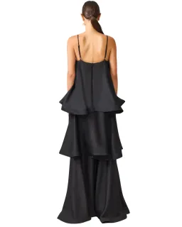 Elliatt Tilly Tiered Maxi Dress Black Size L for rent on The Volte - image 3