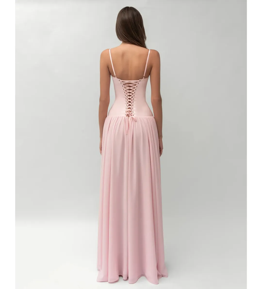 Fenity Amelia Maxi Dress in Pink Size 10 for rent on The Volte - main image