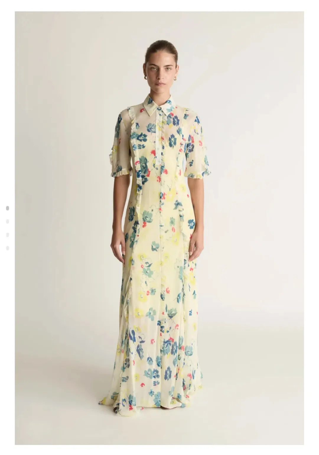 Lee Mathews Floral Olivia Dress sz 3 (12-14) for rent on The Volte - main image