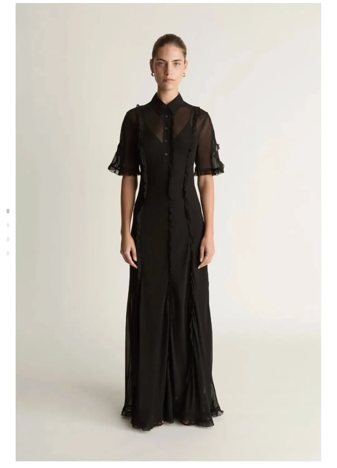 Lee Mathews Black Olivia Dres sz 2(12) for rent on The Volte - main image