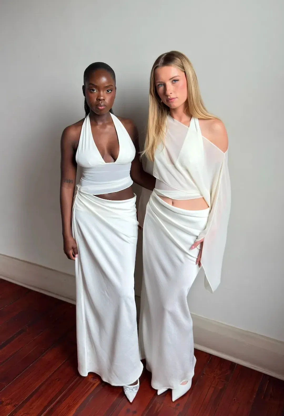 Benni Ira Maxi Dress Ivory Size 8 for rent on The Volte - main image