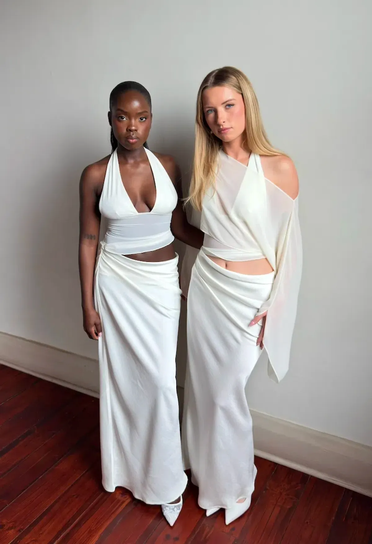 Benni Ira Maxi Dress Ivory Size 8 for rent on The Volte - main image