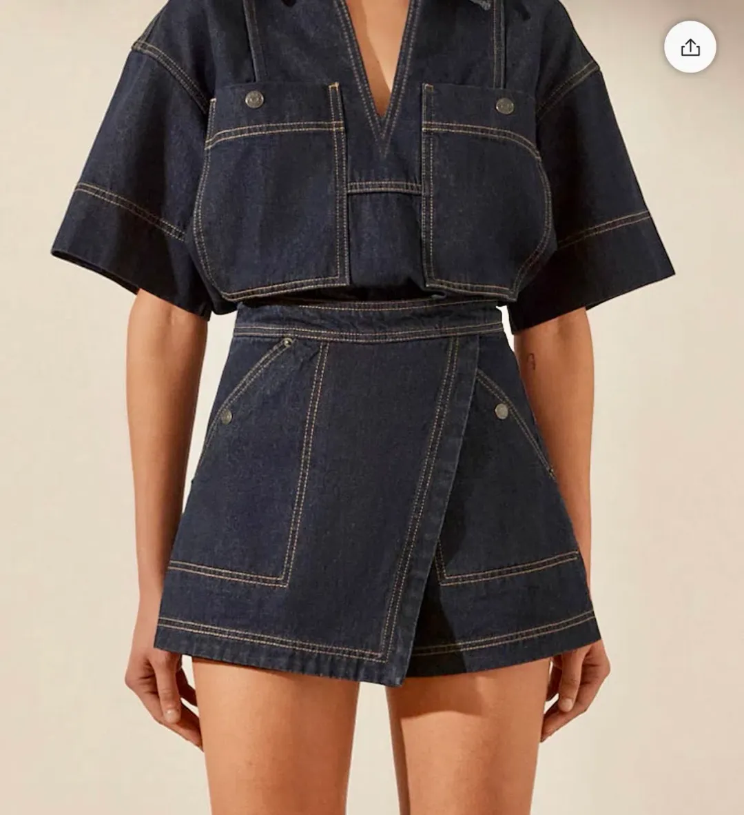 Shona Joy Rita Pullover Top and Wrap Detail Skort size 8 for rent on The Volte - main image