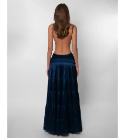 Fenity Raven Maxi Dress in Navy Size AU6 for rent on The Volte - image 3