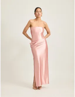 🌸 TOJHA Mylah Dress – Blush Pink Maxi Gown – Size 10 AU 🌸 for rent on The Volte - image 4