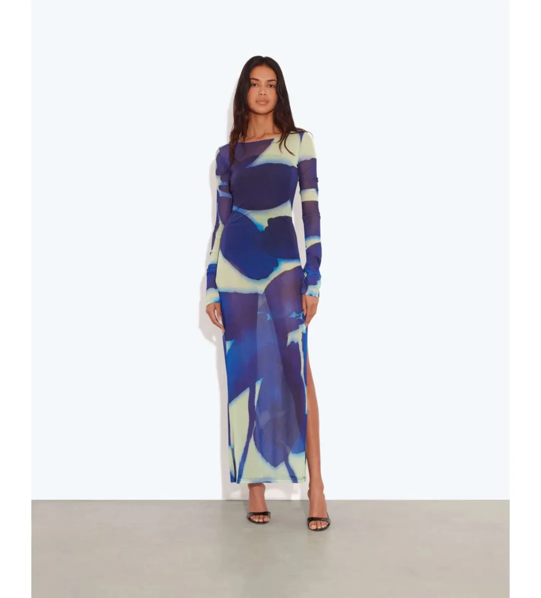 Rat & Boa Santino Maxi Dress in Floral Print Size M/AU10 for rent on The Volte - main image