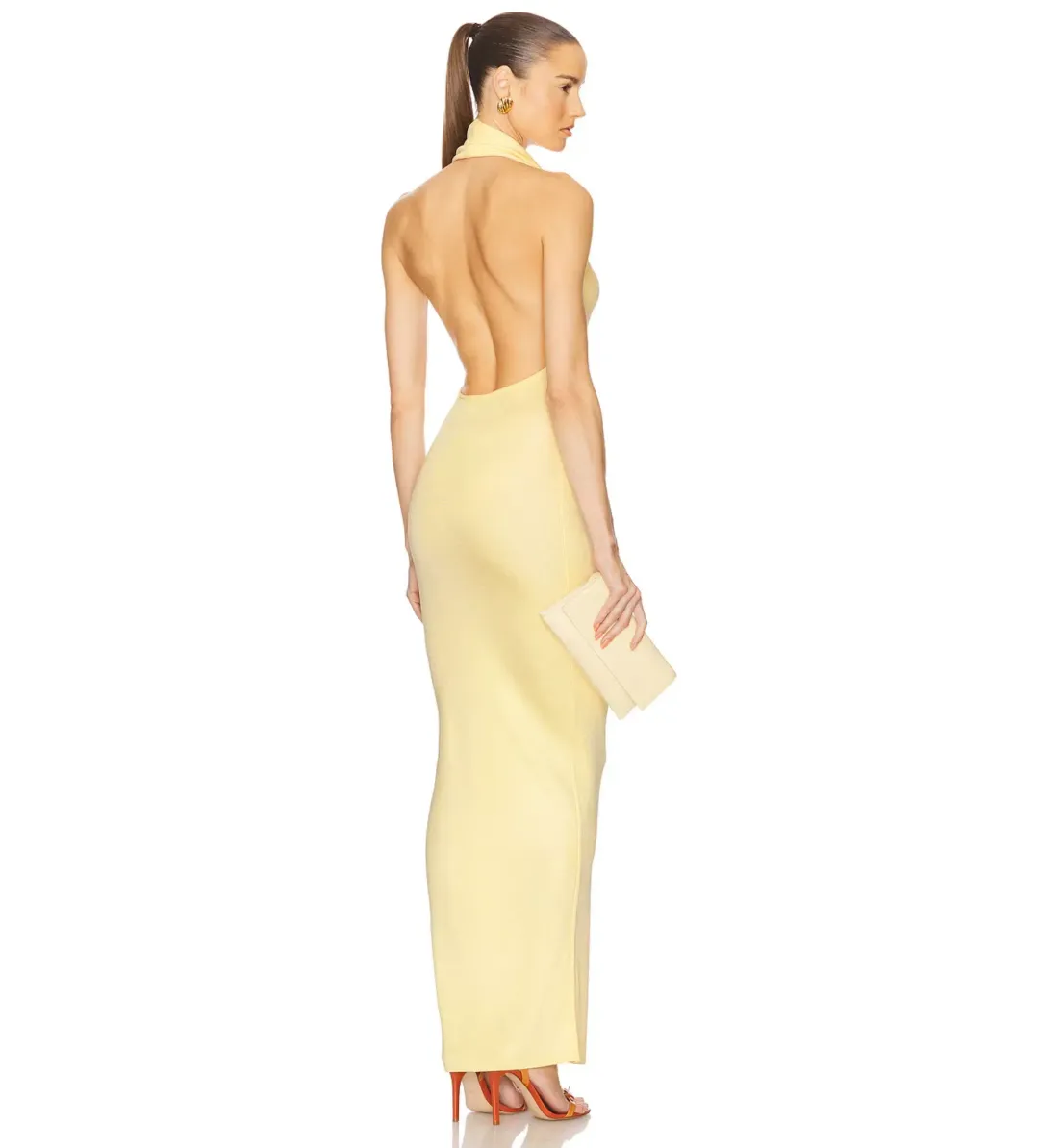 Helsa Aaliyah Dress Size 6 Yellow for rent on The Volte - main image
