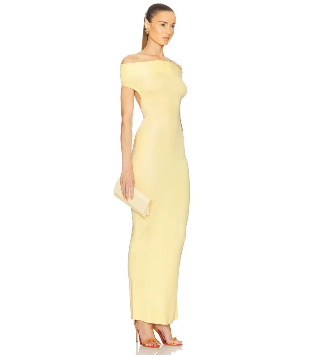 Helsa Aaliyah Dress Size 6 Yellow for rent on The Volte - main image