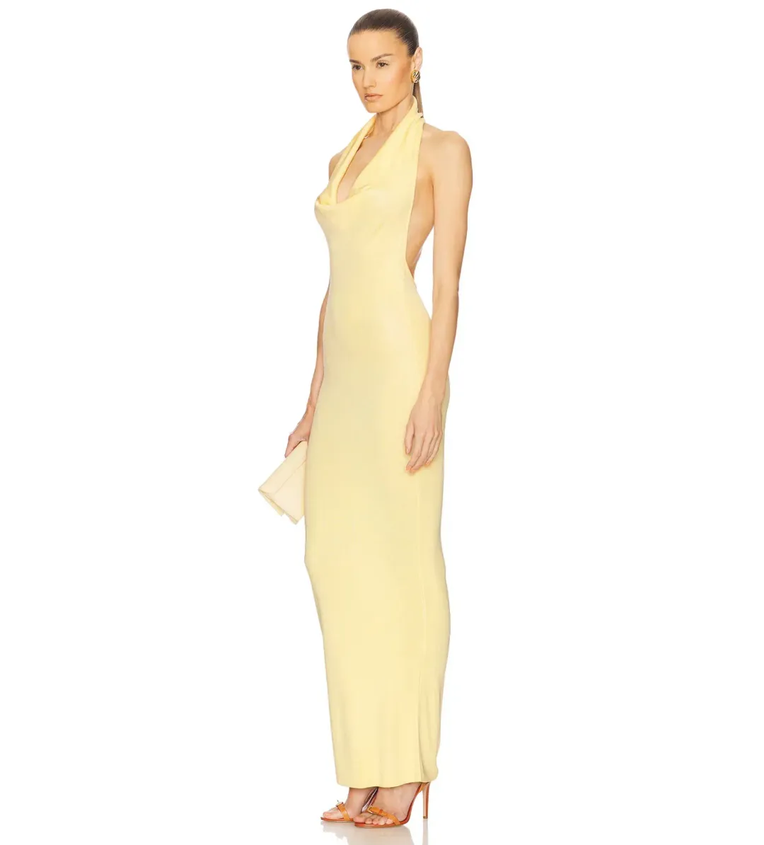 Helsa Aaliyah Dress Size 6 Yellow for rent on The Volte - main image