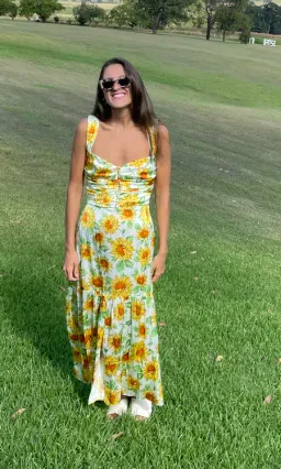 Bec + Bridge Sunflower Maxi Dress for rent on The Volte - image 1