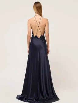 Michael Lo Sordo 007 midnight blue dress for rent on The Volte - image 2