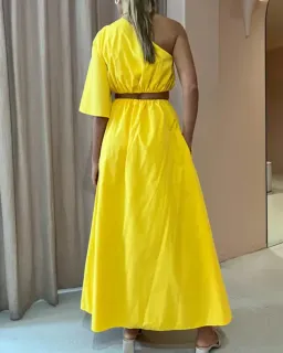 Camilla & Marc Wally Dress in Honey for rent on The Volte - image 3