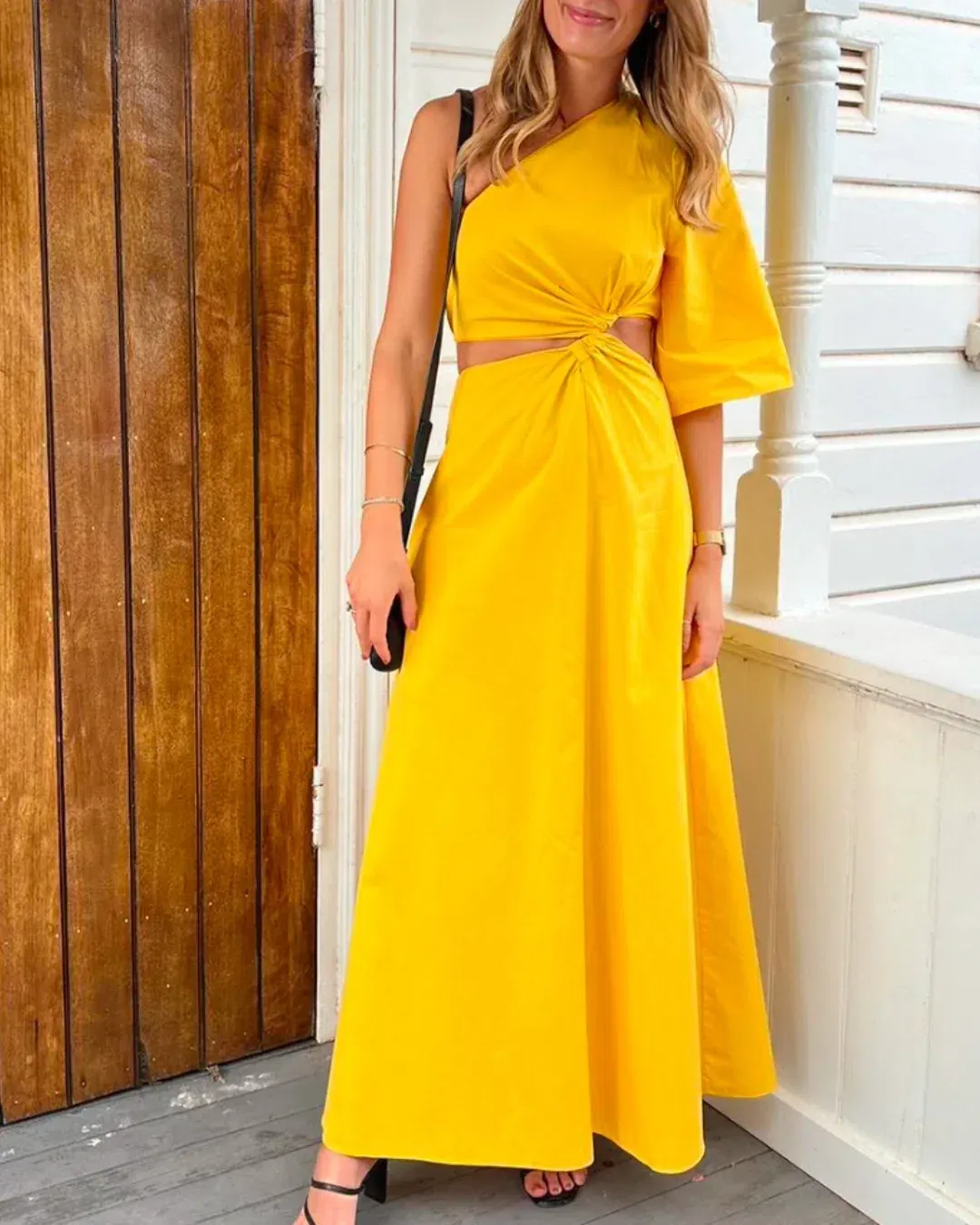 Camilla & Marc Wally Dress in Honey for rent on The Volte - main image