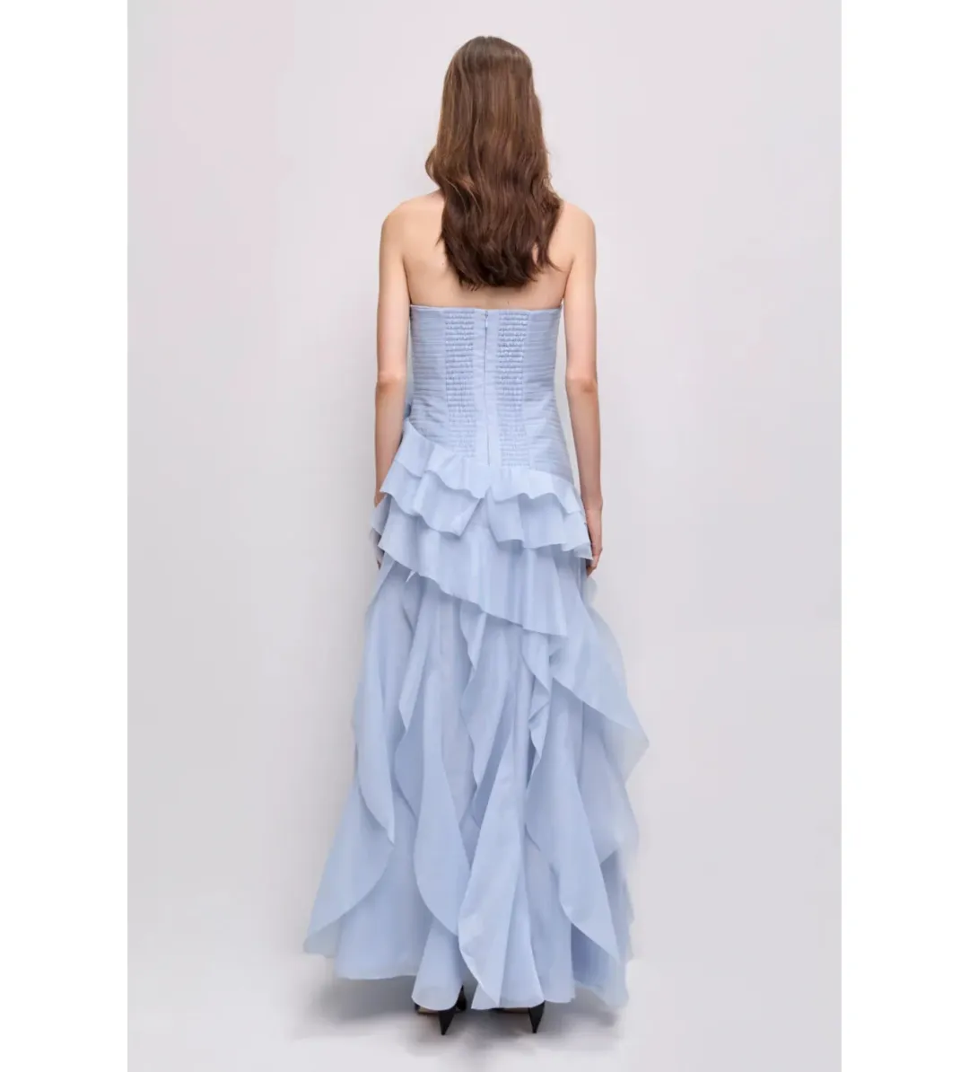 Aje Canyon Gown in Cloud Blue Size S/AU8 for rent on The Volte - main image
