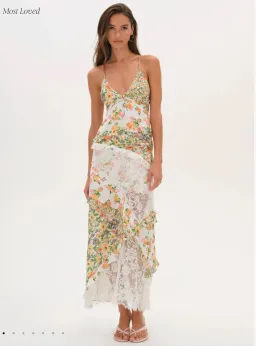 For Love and Lemons Rosalyn Maxi Dress in Marigold Size M for rent on The Volte - image 1