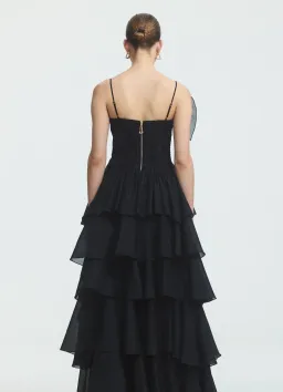 AJE Sonnet Gown Black 12 for rent on The Volte - image 2