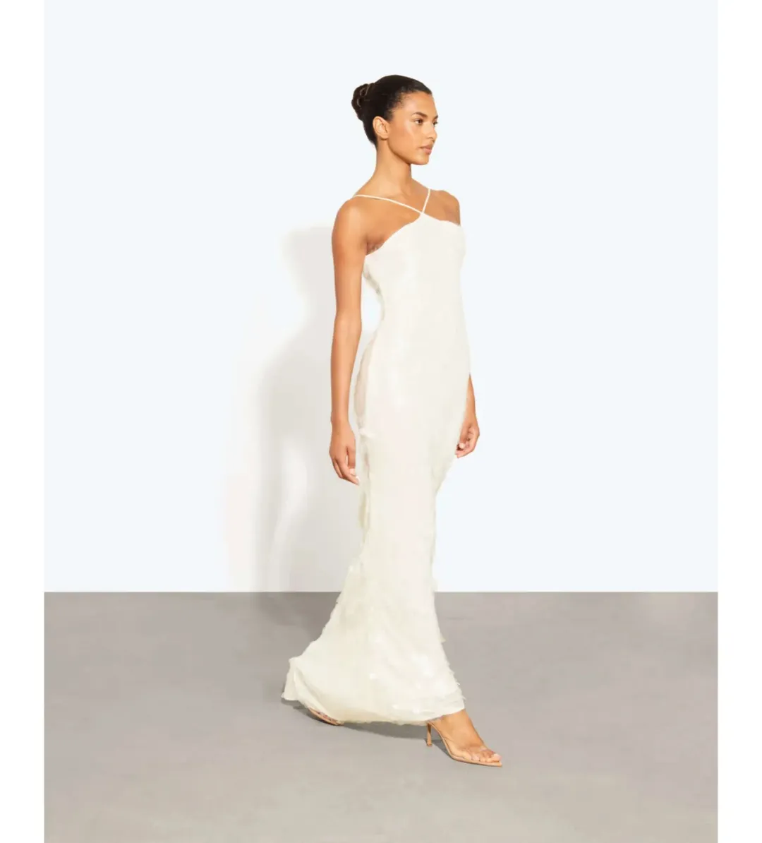 Rat and Boa Emmanuella Maxi Dress in White Size S/AU8 for rent on The Volte - main image