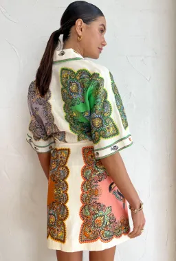 ALEMAIS TRIPPY TROPPO MINI DRESS MULTI SIZE XS / AU 6 for rent on The Volte - image 3