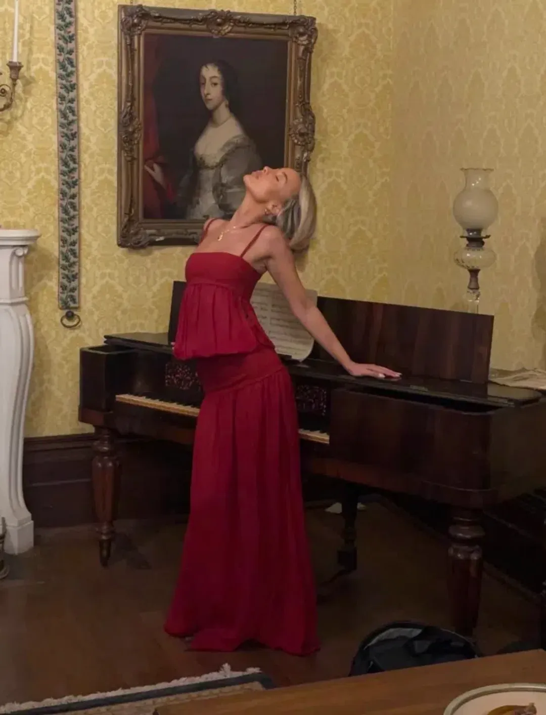Ance Gria Romeo Gown Red Size 8  for rent on The Volte - main image