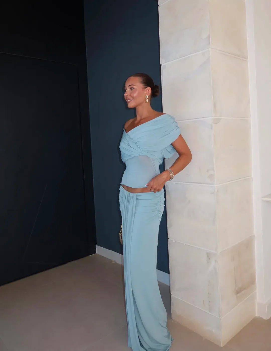 BENNI Celia Maxi Powder Blue Size 6 for rent on The Volte - main image