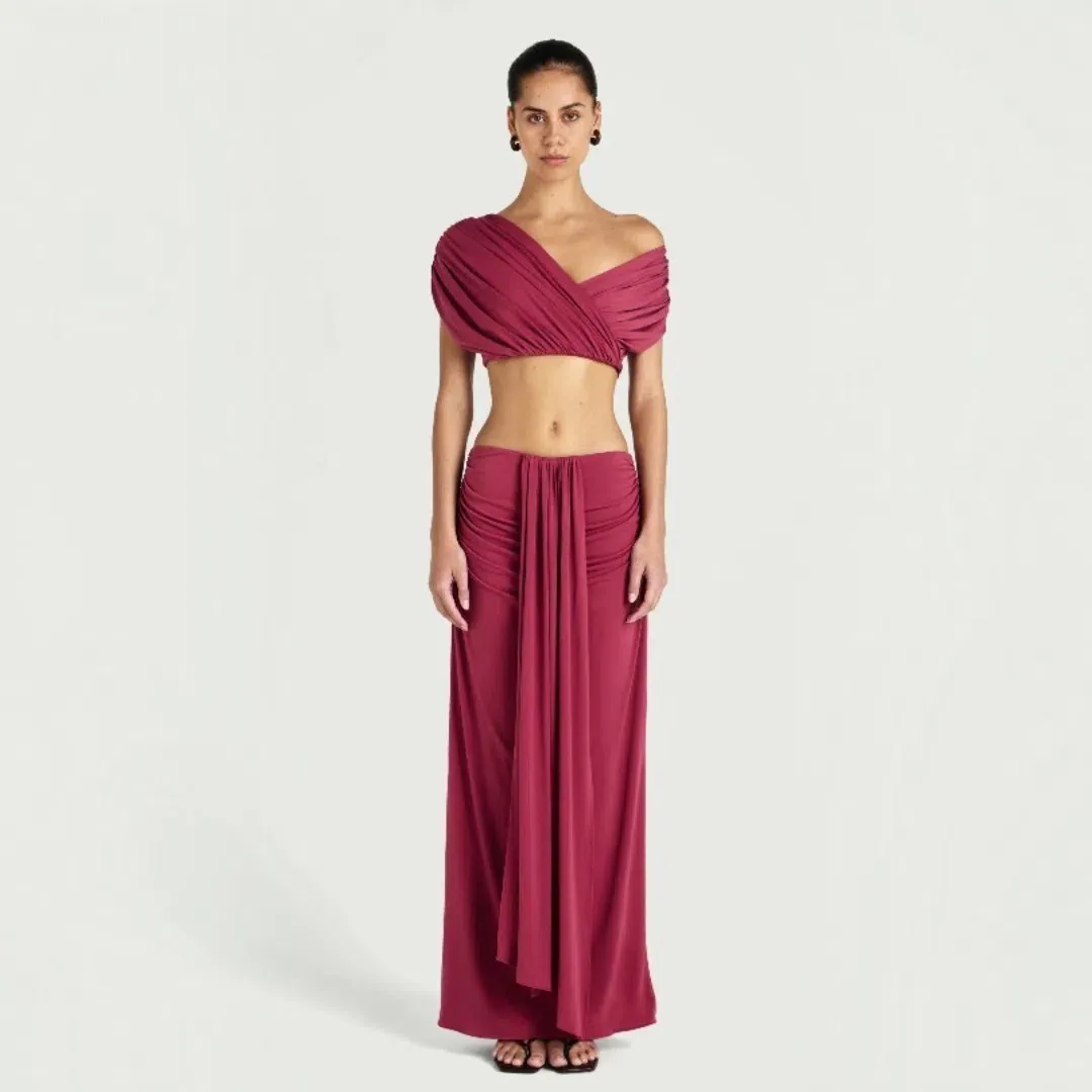 Benni Celia Set in Rose Wine Size 10 for rent on The Volte - main image