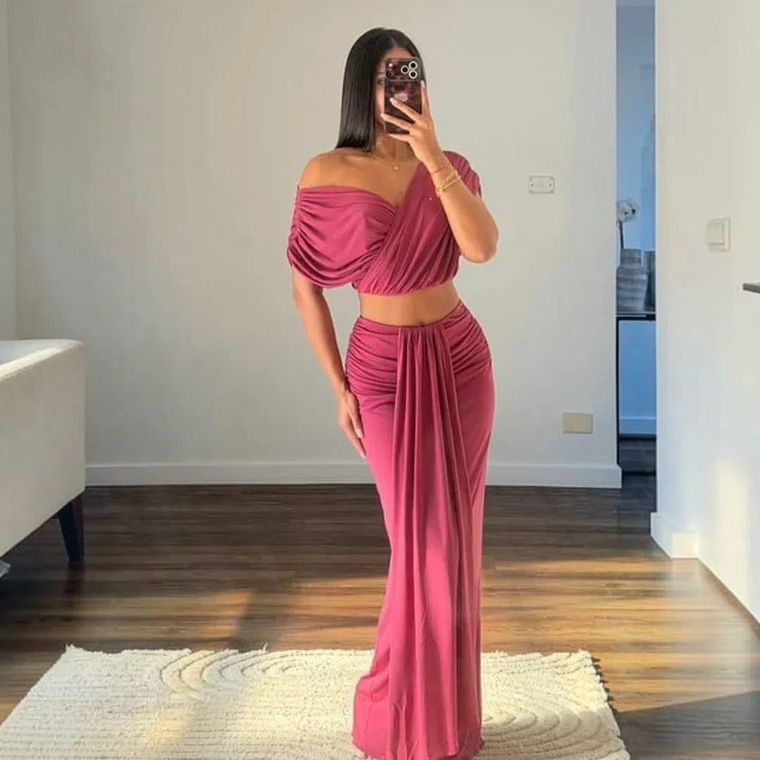Benni Celia Set in Rose Wine Size 10 for rent on The Volte - main image