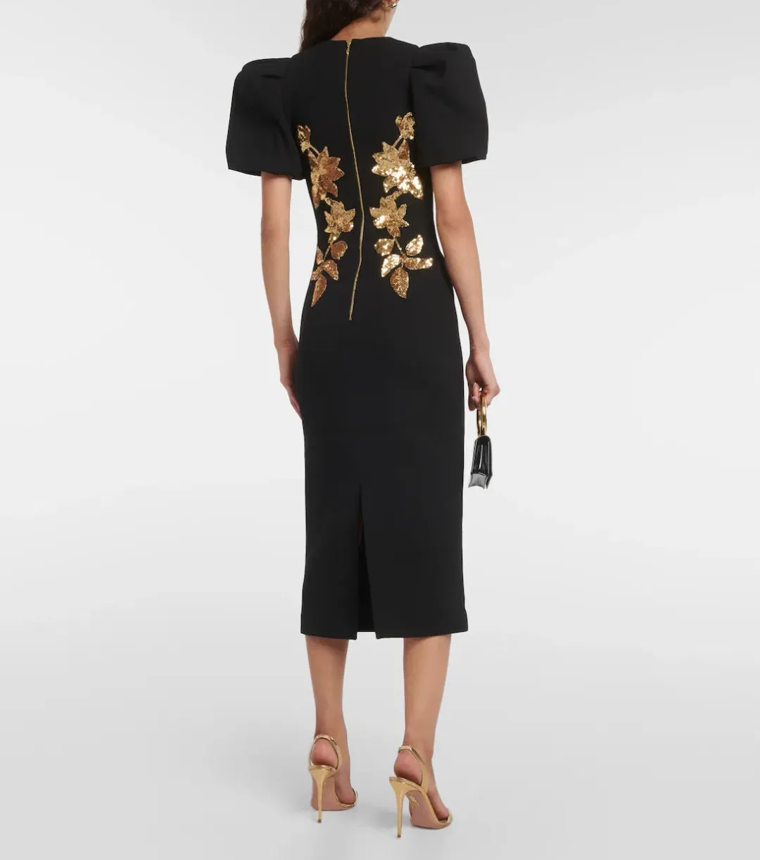 Rebecca Vallance Versailles Sequin Embellished Midi Dress Size 10 for rent on The Volte - main image