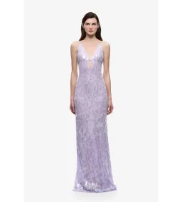 Misha The Sapphire Sequin Dress in Lilac Size XS/AU6 for rent on The Volte - image 1