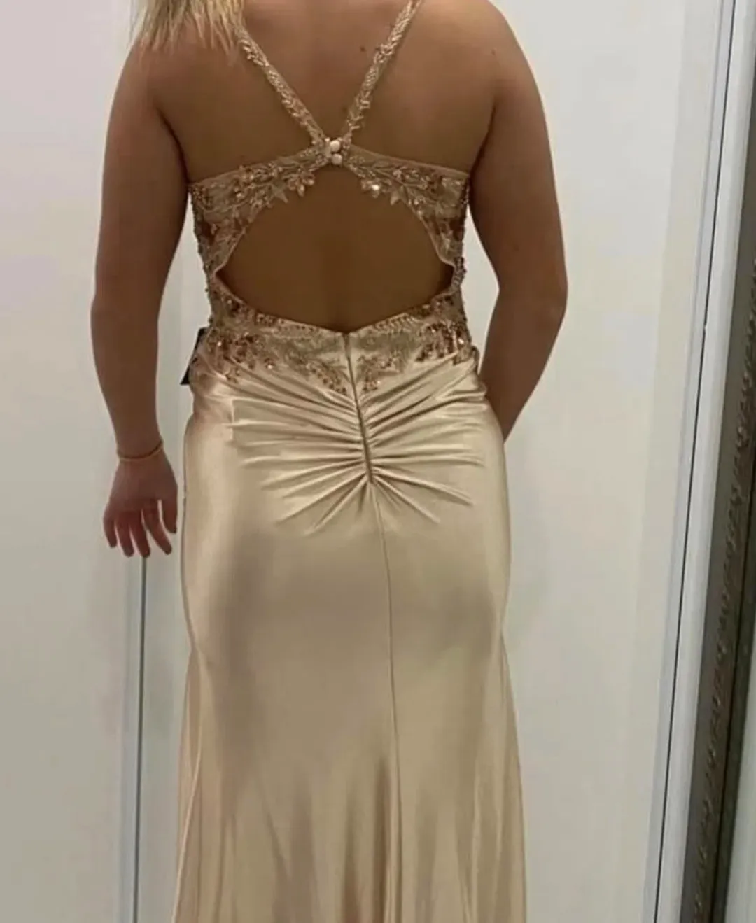 Cinderella Divine Dress Rose gold for rent on The Volte - main image