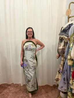 ALEMAIS ODESSA EMBROIDERED MIDI DRESS  for rent on The Volte - image 4