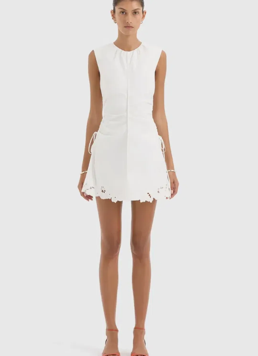 Sir Klara Mini Dress in Ivory Size 0/6 for rent on The Volte - main image