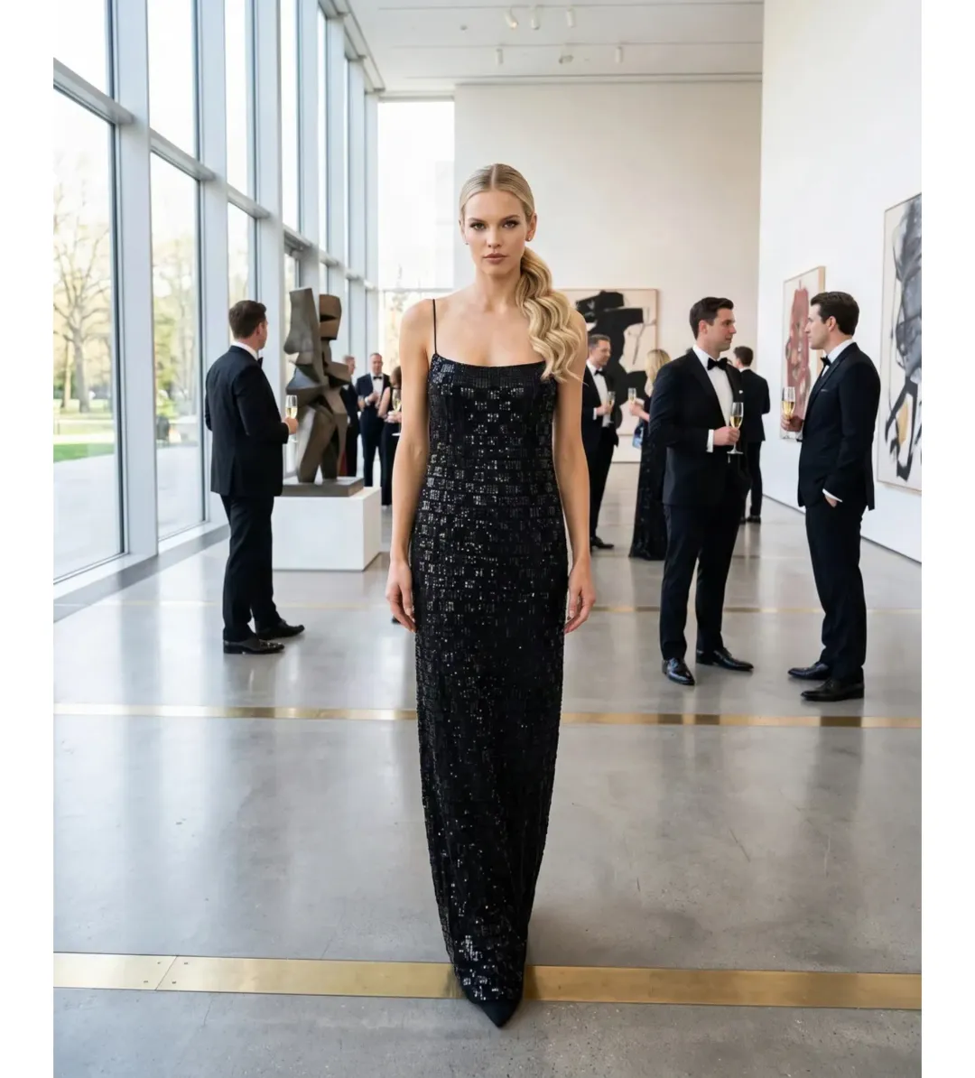 Arcina Ori Stevie Maxi Dress Black Size M/AU 10 for rent on The Volte - main image