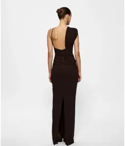 Effie Kats Greer One Shoulder Ruched Maxi for rent on The Volte - image 3