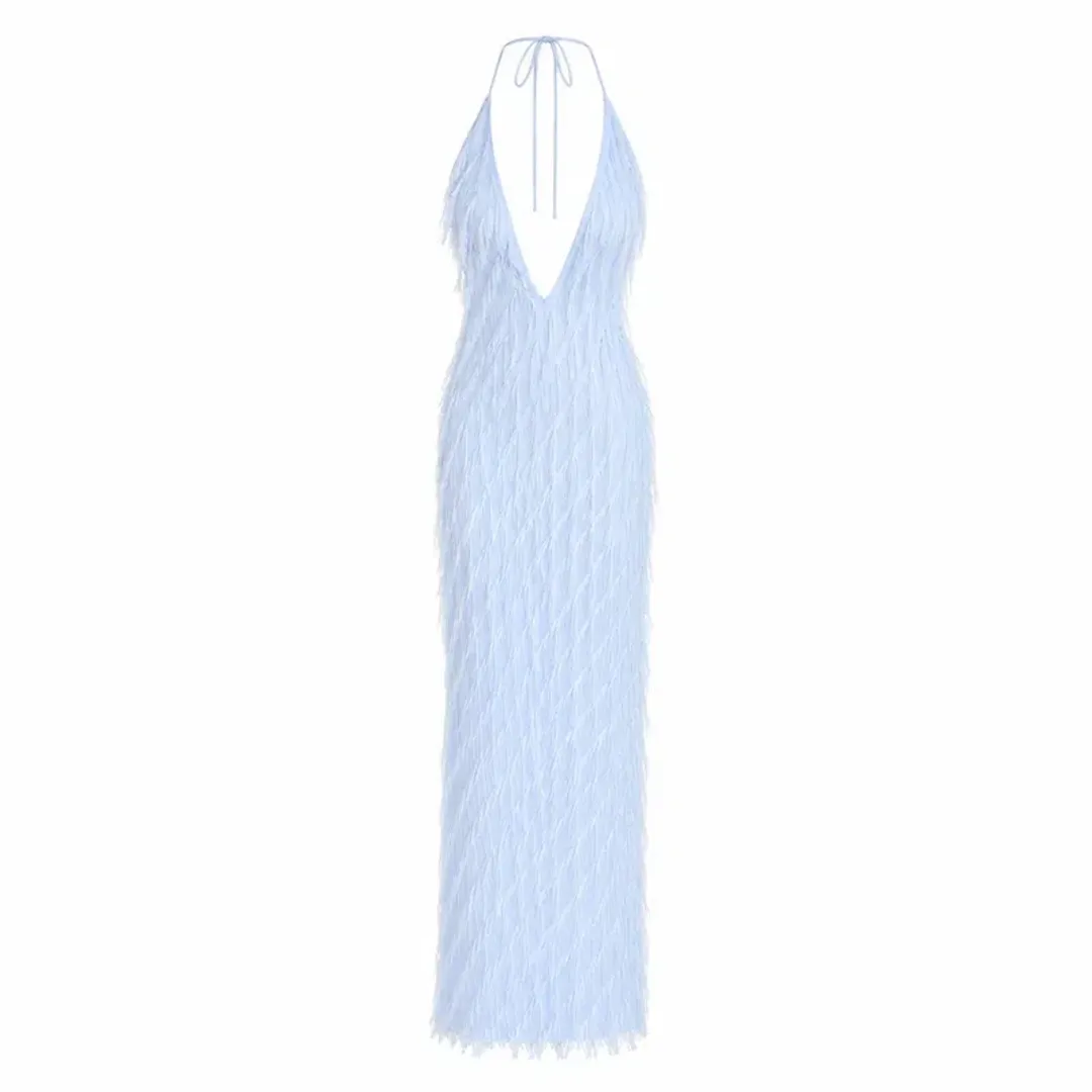 Jasook Noa Maxi Gown Powder Blue Size 8 for rent on The Volte - main image