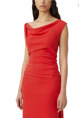 Camilla and Marc Mara Dress Red Scarlet Size 10 for rent on The Volte - image 2