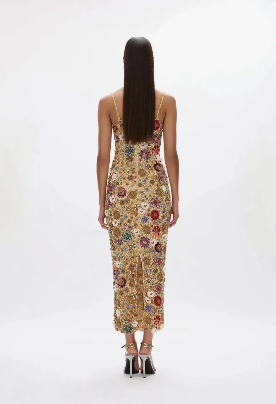 Rachel Gilbert Francesca Gown in Gold Size 4/AU14 for rent on The Volte - main image