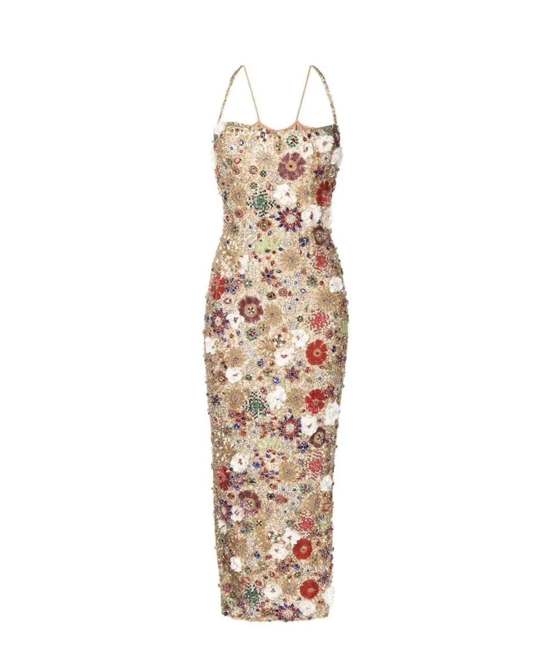 Rachel Gilbert Francesca Gown in Gold Size 4/AU14 for rent on The Volte - main image