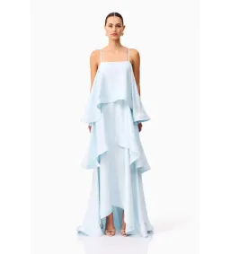 Elliatt Tilly Tiered Maxi Dress in Blue Size XXL/AU16 for rent on The Volte - image 1