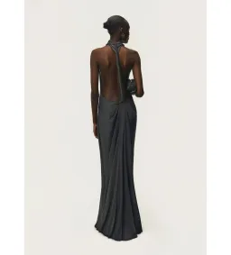 Arcina Ori Romy Maxi Dress Chrome Metallic Size XS/AU 6 for rent on The Volte - image 3