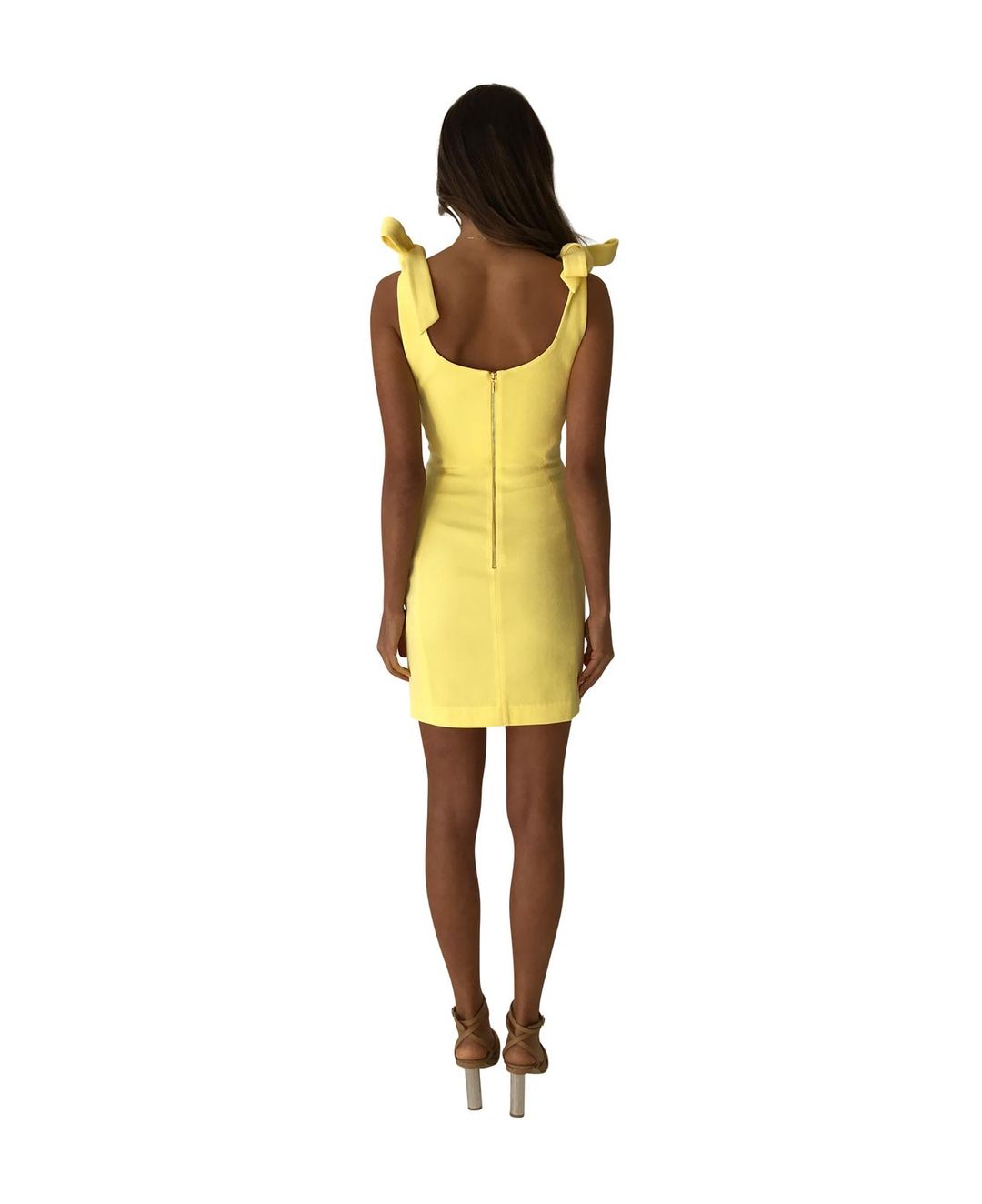 Rebecca Vallance Zinnia Mini Dress Yellow Size 8 for rent on The Volte - main image