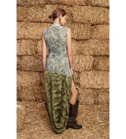 Alemais Winifred Lace Midi Dress Green Size 10 for rent on The Volte - image 2