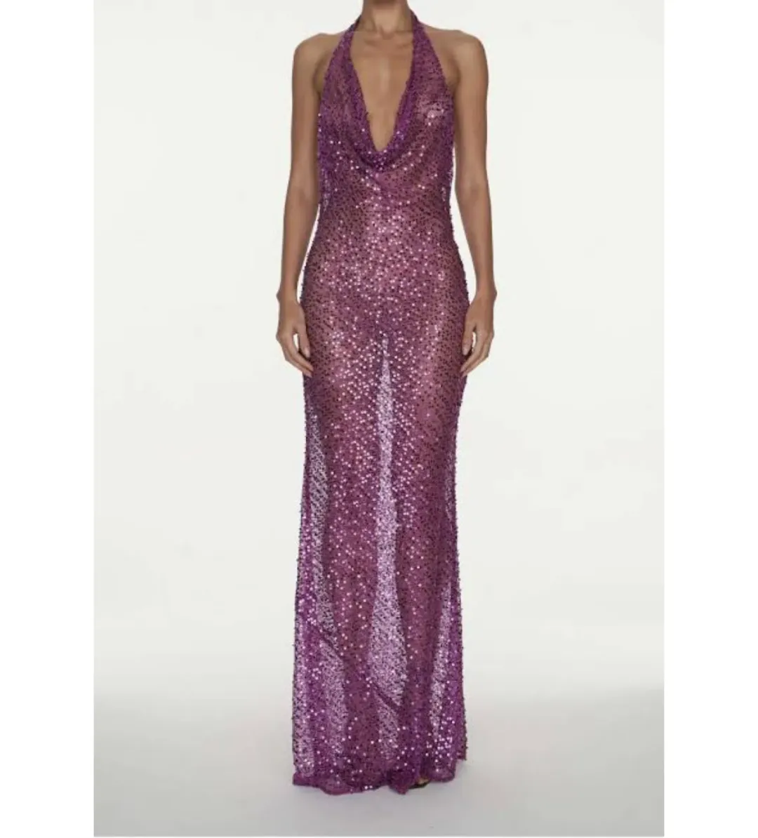 Rat & Boa Verona Maxi Dress Purple Size 6 for rent on The Volte - main image