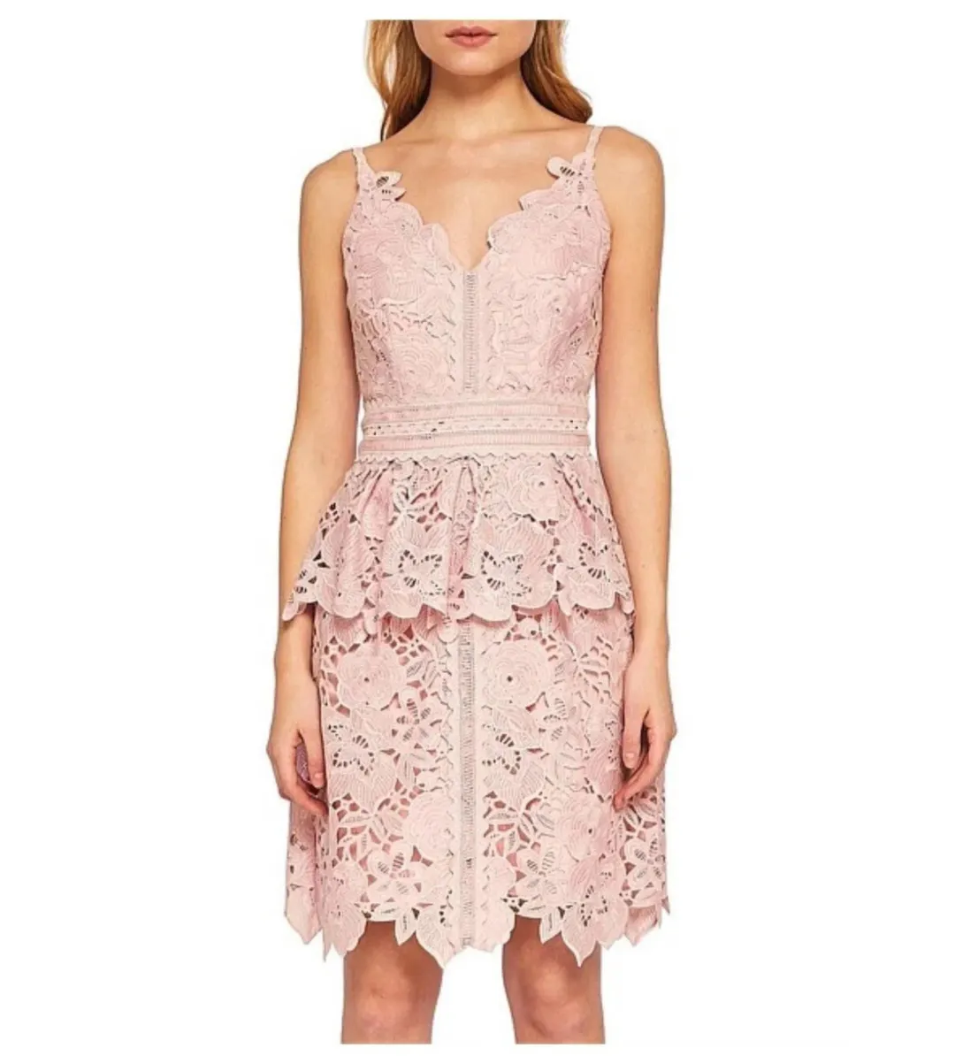 Ted Baker Nadiie Mini Dress Pink Size 4 / AU 14 for rent on The Volte - main image